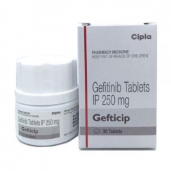 Thuốc ung thư Cipla Gefticip Gefitinib 250mg, Hộp 30 viên Thuốc ung thư Cipla Gefticip Gefitinib 250mg, Hộp 30 viên