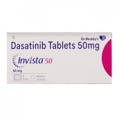 Thuốc ung thư Invista 50 Dasatinib 50mg, Hộp 30 viên