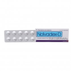 Thuốc ung thư Nolvadex-D 20mg - Tamoxiphen 20 mg, Hộp 3 vỉ x 10 viên