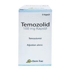 Thuốc ung thư Temozolid 250mg, Hộp 5 viên  Thuốc ung thư Temozolid 250mg, Hộp 5 viên