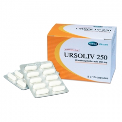 Thuốc Ursoliv 250mg, Hộp 50 viên