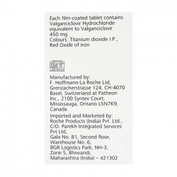 Thuốc Valcyte 450mg, Hộp 60 Viên