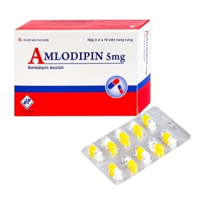 Amlodipin 5mg Vidipha 3 vỉ x 10 viên (Amlodipine)