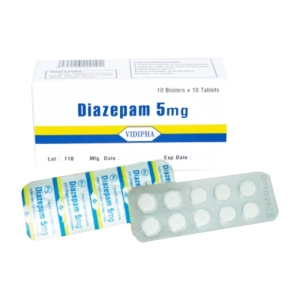 Diazepam 5mg Vidipha 10 vỉ x 10 viên (Diazepam)