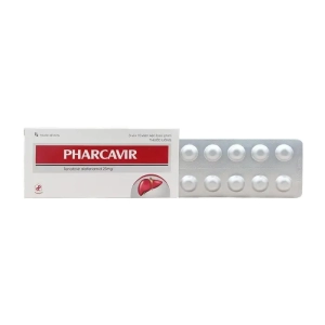Pharcavir 25mg Pharbaco 3 vỉ x 10 viên Pharcavir 25mg Pharbaco 3 vỉ x 10 viên