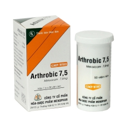 Thuốc tri thấp khớp Arthrobic 7.5mg, Chai 50 viên