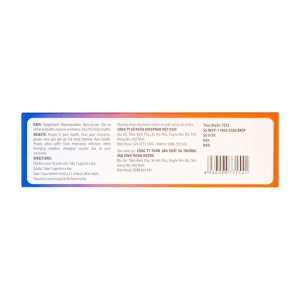 Thymo-Glucan Kingphar 3 vỉ x 10 viên - Giúp tăng sức đề kháng