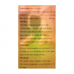 Thymosol CPC1 Hà Nội 4 vỉ x 5 ống Thymosol CPC1 Hà Nội 4 vỉ x 5 ống