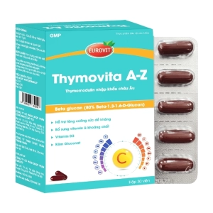 Thymovita A-Z Eurovit 3 vỉ x 10 viên - Bổ sung vitamin, khoáng chất cho cơ thể