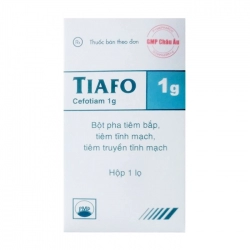 Tiafo 1g Pymepharco Hộp 1 lọ