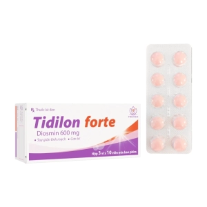 Tidilon Forte 600mg Fremed 3 vỉ x 10 viên (Diosmin)