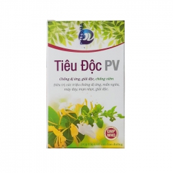 Tiêu độc PV, Hộp 60 viên