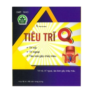 Tiêu Trĩ Q HDPharma 10 vỉ x 10 viên