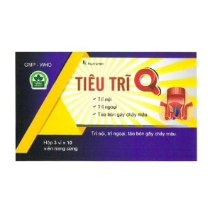 Tiêu Trĩ Q HDPharma 3 vỉ x 10 viên