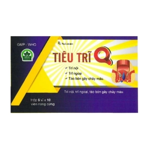 Tiêu Trĩ Q HDPharma 6 vỉ x 10 viên