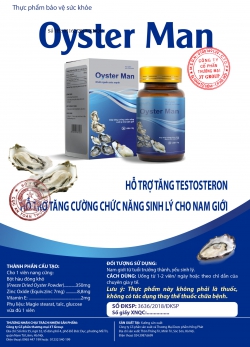 Tpbvsk Tinh chất hàu Oyster Man, Hộp 30 viên