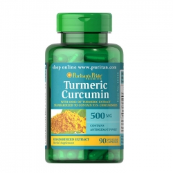 Tinh chất nghệ Puritan's Pride Turmeric Curcumin 500mg, Chai 90 viên