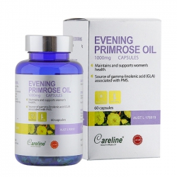 Tinh dầu hoa anh thảo Careline Evening Primrose Oil 1000mg, Chai 60 viên Tinh dầu hoa anh thảo Careline Evening Primrose Oil 1000mg, Chai 60 viên