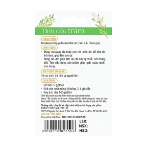 Tinh Dầu Tràm Fobaby Fobelife 3ml Tinh Dầu Tràm Fobaby Fobelife 3ml