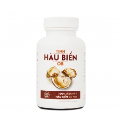 Tinh hàu biển OB bổ thận tráng dương, Chai 30 viên