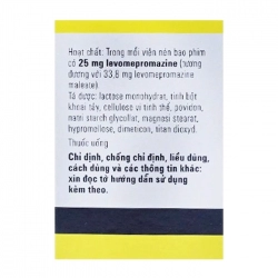 Tisercin 25mg Egis 50 viên - Trị rối loạn tâm thần Tisercin 25mg Egis 50 viên - Trị rối loạn tâm thần