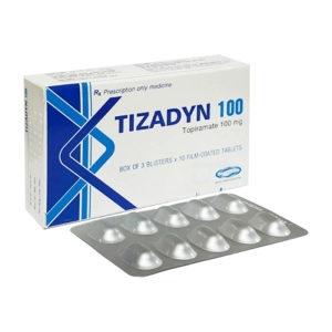 Tizadyn 100 Savipharm 3 vỉ x 10 viên (Topiramate)