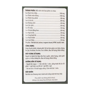 Toàn Lộc Bổ Phế Kingphar 40 viên - Hỗ trợ thanh nhiệt, nhuận phế