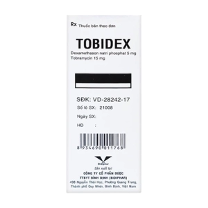 Tobidex Bidiphar lọ 5ml (Dexamethason + Tobramycin)
