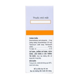Tobidex Bidiphar lọ 5ml (Dexamethason + Tobramycin)