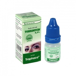 Thuốc nhỏ mắt Traphaco Tobramycin 0.3%, Hộp 5ml 