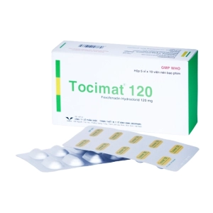 Tocimat 120 Bidiphar 5 vỉ x 10 viên (Fexofenadin hydroclorid)