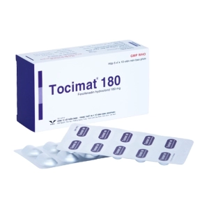 Tocimat 180 Bidiphar 5 vỉ x 10 viên (Fexofenadin hydroclorid)