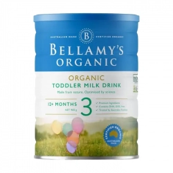 Toddler Milk Drink 3 Bellamy's Organic 900g - Phát triển xương và răng của bé Toddler Milk Drink 3 Bellamy's Organic 900g - Phát triển xương và răng của bé