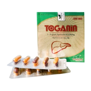 Toganin 200mg Trường Thọ 12 vỉ x 5 viên (Arginine hydroclorid)