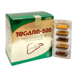 Toganin-500 Trường Thọ 12 vỉ x 5 viên (Arginine hydroclorid)