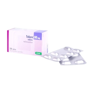 Tolura 80mg Krka 4 vỉ x 7 viên (Telmisartan)