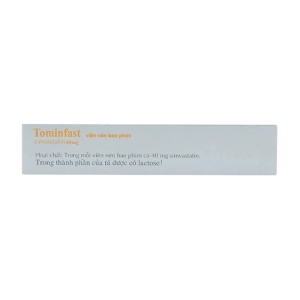 Tominfast 40mg ExtractumPharma 3 vỉ x 10 viên (Simvastatin)