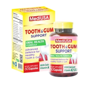 Tooth Gum Support MediUSA 60 viên - Hỗ trợ nuôi dưỡng nướu, răng