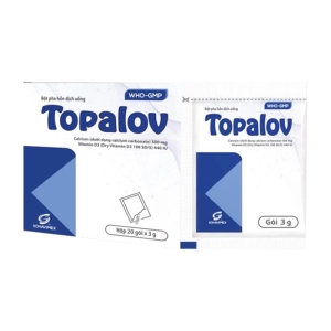 Topalov Soha Vimex 20 gói x 3g (Calcium + Vitamin D3)