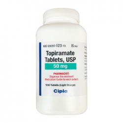 Topiramate 50mg Cipla Chai 1000 viên Topiramate 50mg Cipla Chai 1000 viên