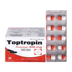 Toptropin 400mg Donaipharm 10 vỉ x 10 viên (Piracetam)
