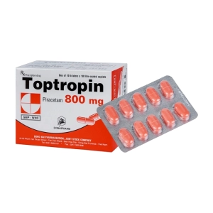 Toptropin 800mg Donaipharm 10 vỉ x 10 viên (Piracetam)