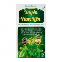 TPBS Viên uống thảo mộc Xuyên Tâm Liên Nano Gold, Hộp 30 viên