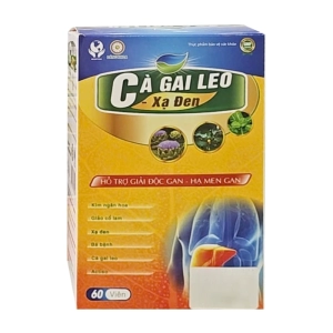 Tpbvsk bổ gan Cà gai leo xạ đen, Hộp 60 viên