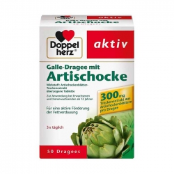 Tpbvsk bổ gan Doppelherz  Artischocke 300mg, Hộp 50 viên