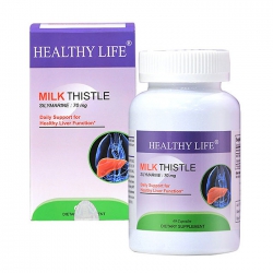 Tpbvsk bổ gan Healthy Life Milk Thistle, Chai 60 viên Tpbvsk bổ gan Healthy Life Milk Thistle, Chai 60 viên
