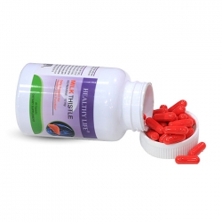 Tpbvsk bổ gan Healthy Life Milk Thistle, Chai 60 viên Tpbvsk bổ gan Healthy Life Milk Thistle, Chai 60 viên