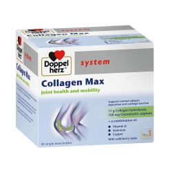 Tpbvsk bổ khớp Doppellherz Collagen Max, Hộp 30 ống