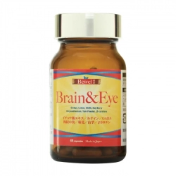 Tpbvsk bổ não khỏe mắt Bewel Brain & Eye, Chai 45 viên Tpbvsk bổ não khỏe mắt Bewel Brain & Eye, Chai 45 viên