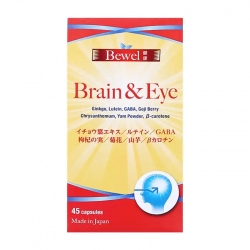 Tpbvsk bổ não khỏe mắt Bewel Brain & Eye, Chai 45 viên Tpbvsk bổ não khỏe mắt Bewel Brain & Eye, Chai 45 viên